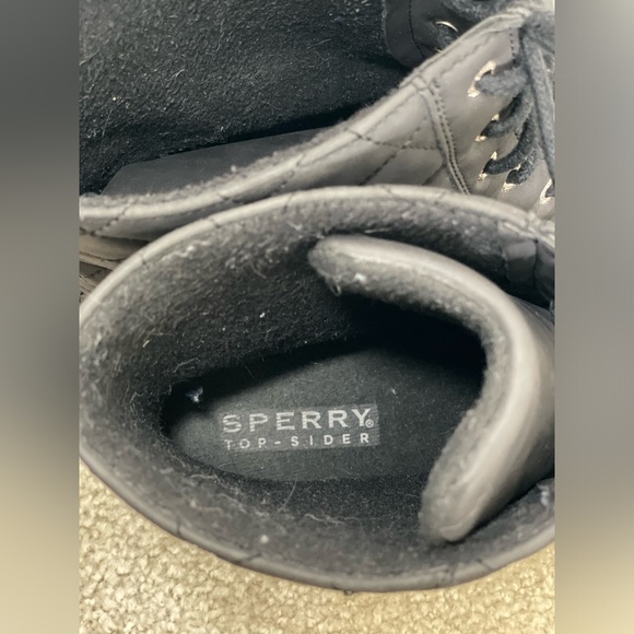 Sperry Top-Sider Gosling Black Rain Duck Boots Women Size 8 - Picture 4 of 8